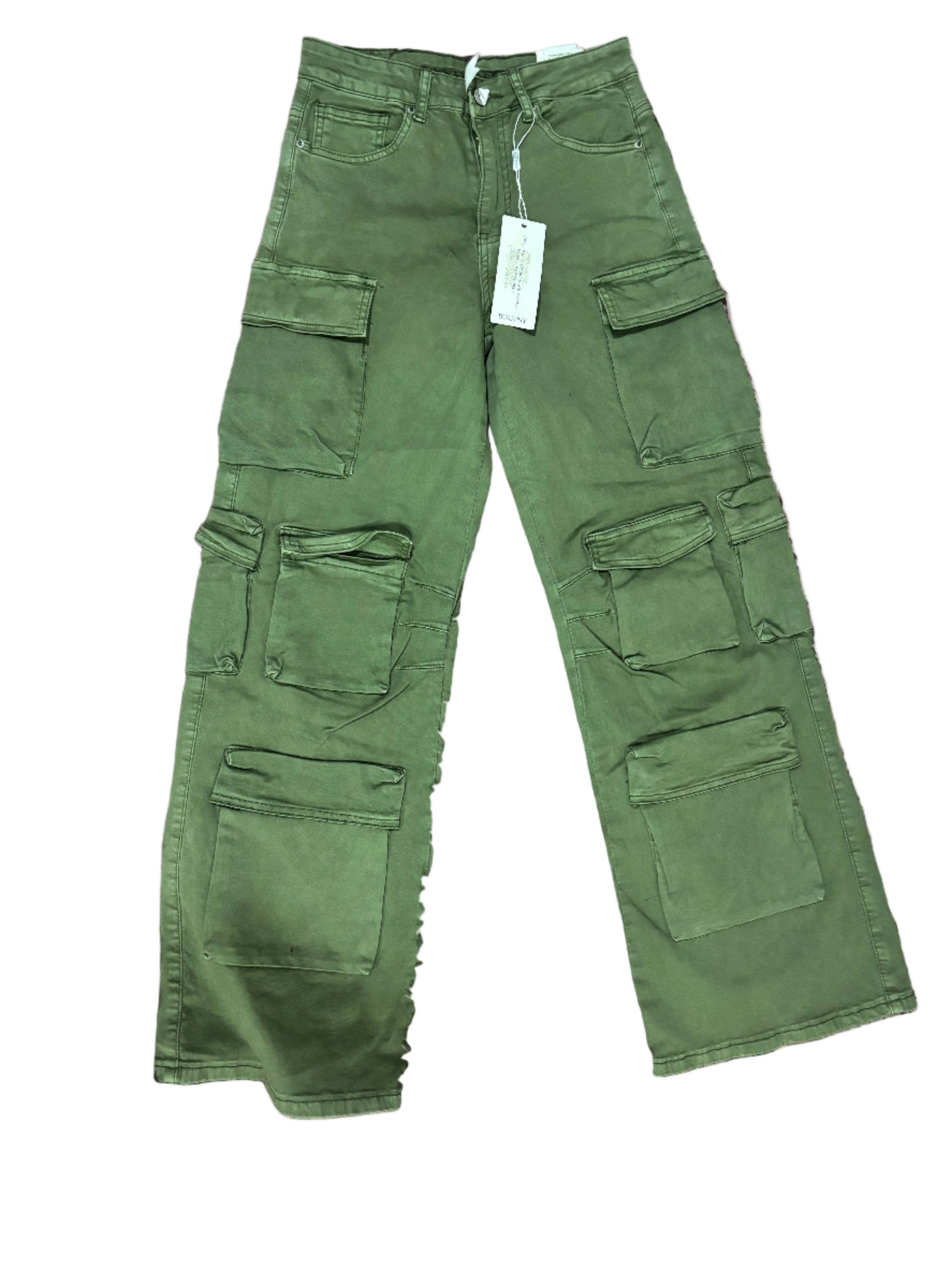 Pantalon verde cargo